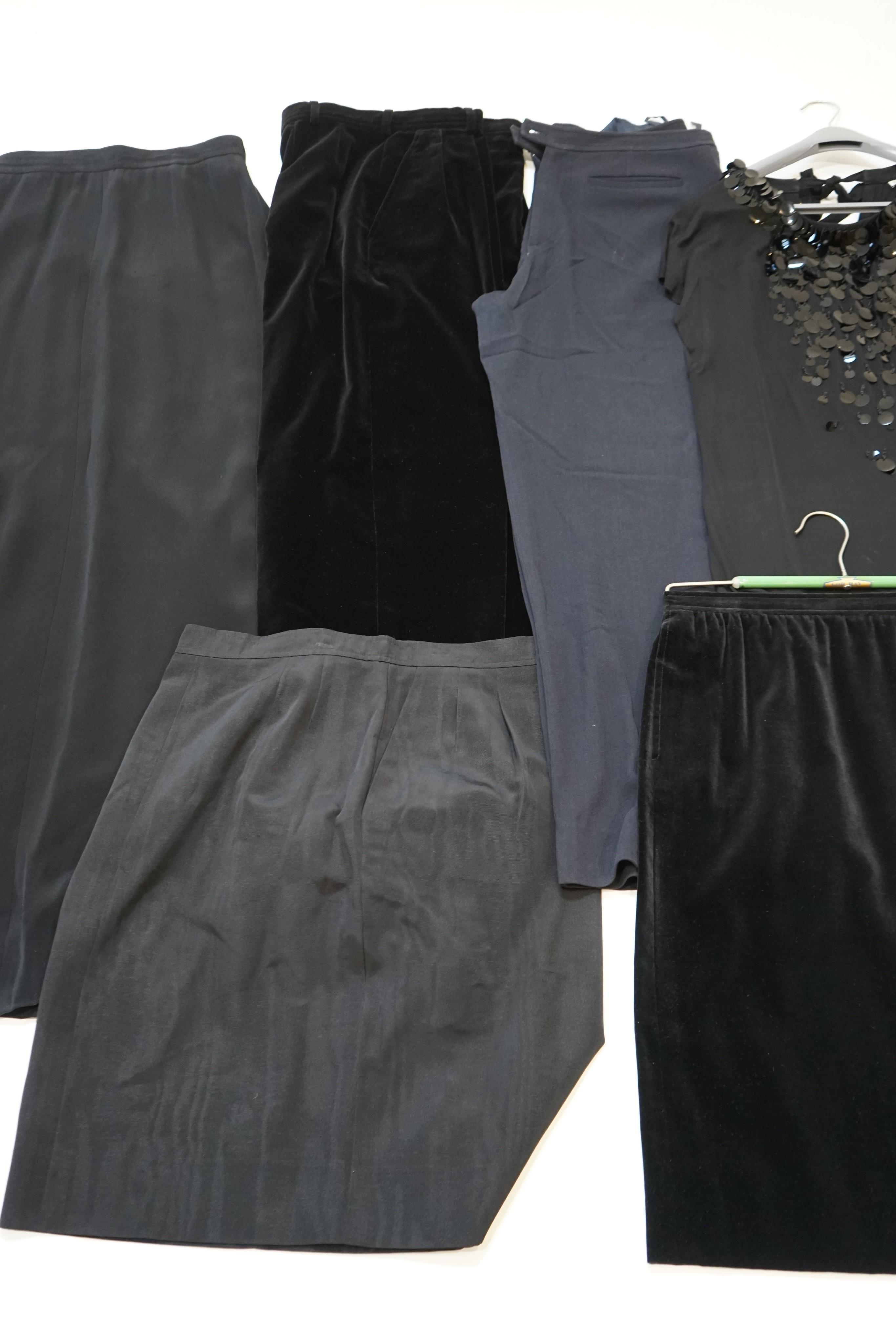 A selection of Yves Saint Laurent Ladies skirts and trousers sizes IT 40-46